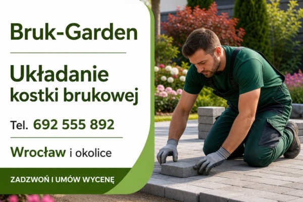 Ogłoszenie - Układanie kostki brukowej z Bruk-Garden. Zdjęcie 1