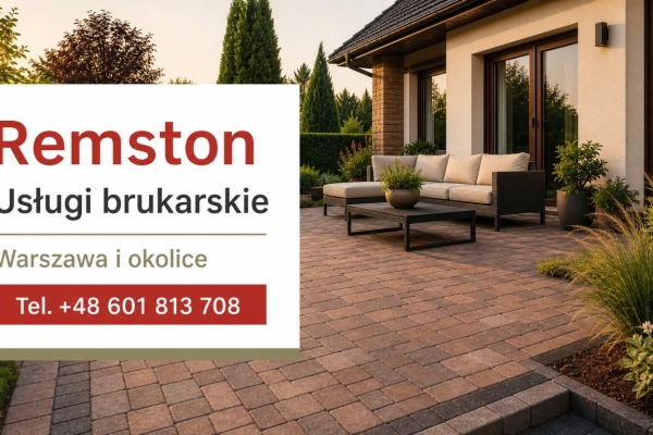 Ogłoszenie - Firma brukarska Remston z Warszawy - podjazdy, chodniki, parkingi, tarasy i materiały brukarskie. Zdjęcie 1