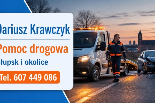 Ogłoszenie - Krawczyk: pomoc drogowa dla Słupska, Lęborka i Sierakowic. Zdjęcie 1