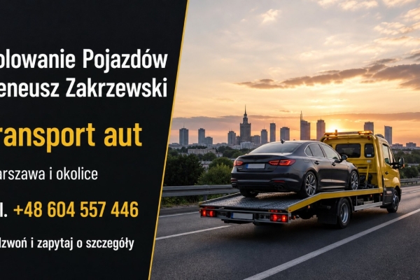 Ogłoszenie - Holowanie Pojazdów Ireneusz Zakrzewski - Warszawa i okolice. Zdjęcie 1