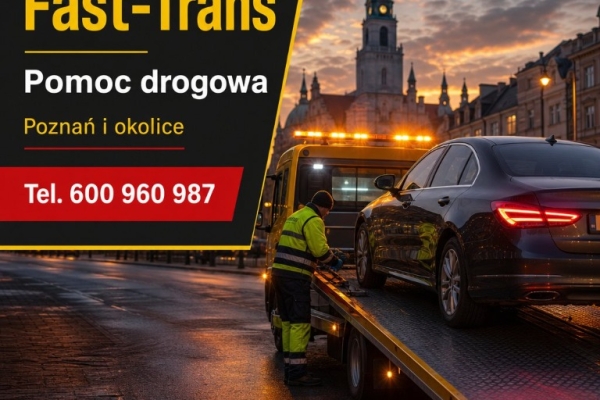 Ogłoszenie - Fast-Trans - holowanie osobówek, TIR-ów i maszyn w Poznaniu. Zdjęcie 1