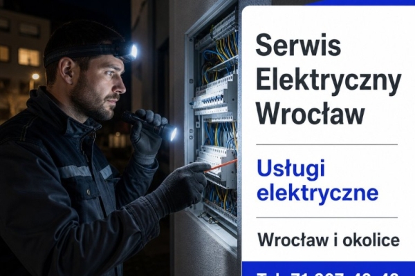 Ogłoszenie - Serwis Elektryczny Wrocław - instalacje, pomiary, sieci komputerowe i RTV-SAT. Zdjęcie 1