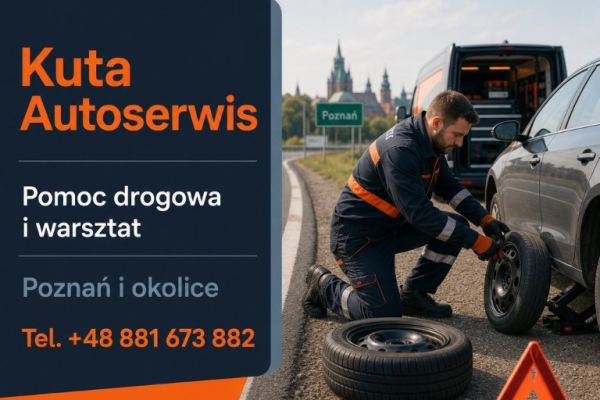 Ogłoszenie - Kuta Autoserwis - kompleksowa pomoc drogowa, transport i warsztat w Poznaniu. Zdjęcie 1