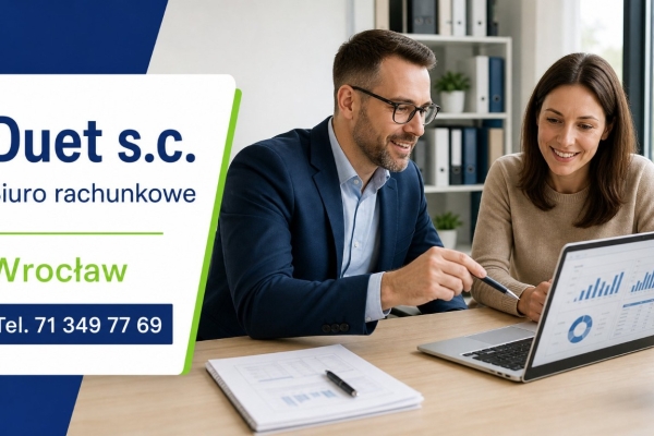 Ogłoszenie - Duet s.c. - kompleksowa księgowość dla jednoosobowych firm i większych przedsiębiorstw. Zdjęcie 1