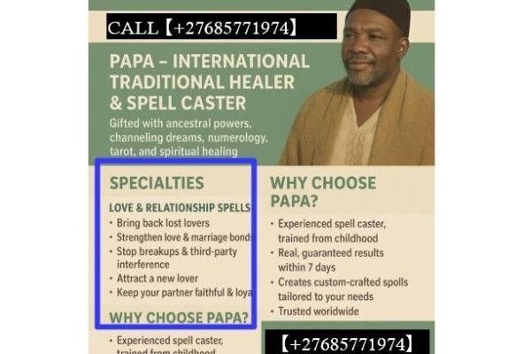 Ogłoszenie - +27685771974 BRING BACK LOST LOVE SPELL CASTER IN PRETORIA CENTRAL,SOUTH AFRICA,GAUTENG. Zdjęcie 1