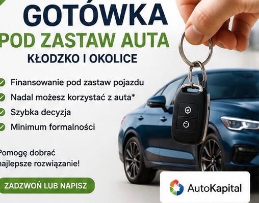 Ogłoszenie - Gotówka pod zastaw auta. Zdjęcie 1