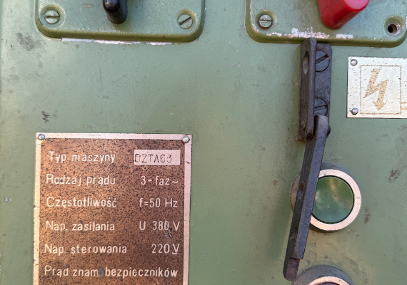 Ogłoszenie - Szlifierka dwutarczowa przemysłowa DZTA-63 – sprawna. Zdjęcie 2