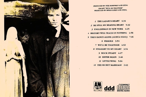 Ogłoszenie - CD Nowa-Polecam Nowy Najlepszy Album STING-a Album Nothing Like The Sun CD. Zdjęcie 2