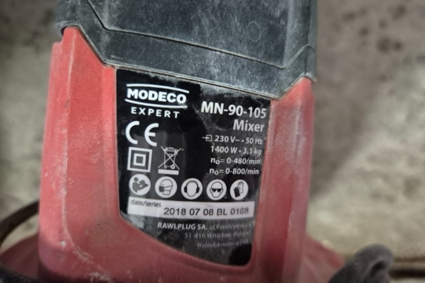 Ogłoszenie - Syndyk sprzeda mieszarkę mixer Modeco. Zdjęcie 2