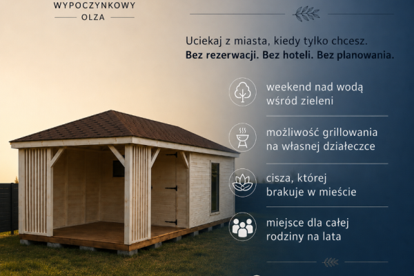 Ogłoszenie - Działka rekreacyjna z domkiem letniskowym - Ośrodek Olza. Zdjęcie 1