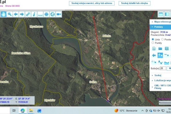 Ogłoszenie - Działka BUDOWLANA - widokowa, Bieszczady, Bóbrka, k. SOLINA   - 64 ary. Zdjęcie 8