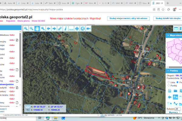 Ogłoszenie - Działka BUDOWLANA 30 ary Bieszczady, Bóbrka, k. SOLINA. Zdjęcie 6