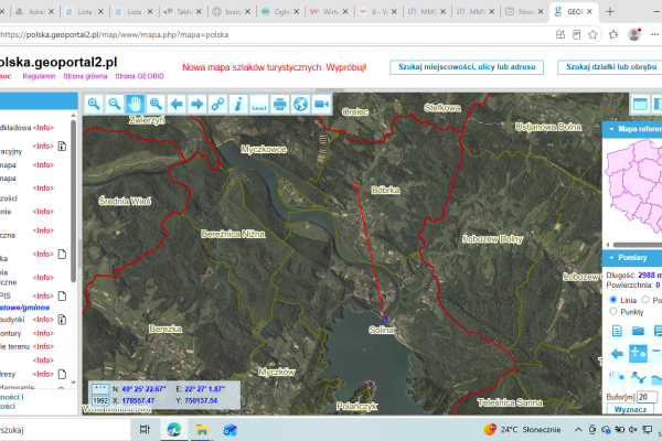 Ogłoszenie - Działka BUDOWLANA 30 ary Bieszczady, Bóbrka, k. SOLINA. Zdjęcie 9