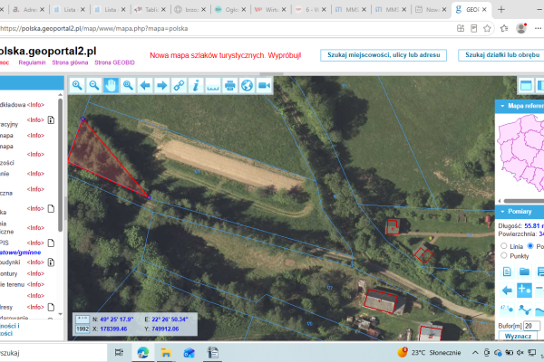 Ogłoszenie - Działka BUDOWLANA 30 ary Bieszczady, Bóbrka, k. SOLINA. Zdjęcie 7