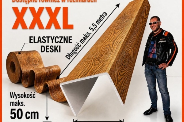 Ogłoszenie - Belki drewnopodobne Plastmaker - dekoracja z charakterem. Zdjęcie 4