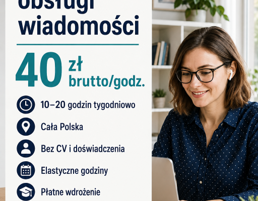 Ogłoszenie - Zdalny Asystent Obsługi Wiadomości – 40 zł brutto/h | Bez CV. Zdjęcie 1