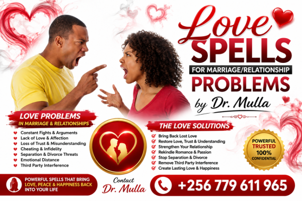 Ogłoszenie - Powerful Love Spells for Marriage Problems | Restore Lost Love, Stop Divorce, End Fighting & Rebuild Trust +256779611965. Zdjęcie 1