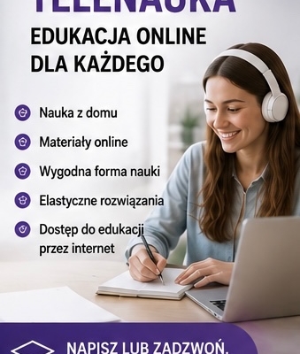 Ogłoszenie - Telenauka – edukacja online dla każdego. Zdjęcie 1