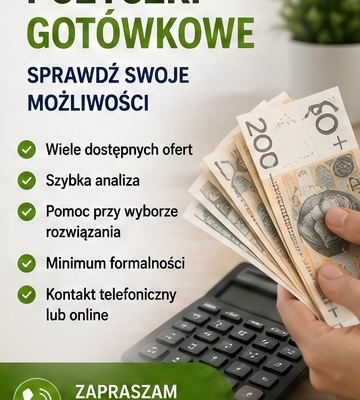 Ogłoszenie - Potrzebujesz gotówki? Skontaktuj się. Zdjęcie 1