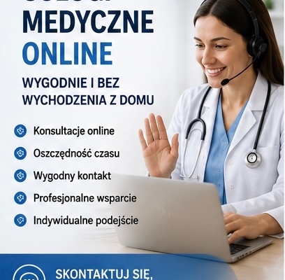 Ogłoszenie - Usługi medyczne online – wygodnie i bez wychodzenia z domu. Zdjęcie 1