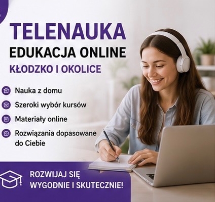 Ogłoszenie - Telenauka – edukacja online. Zdjęcie 1