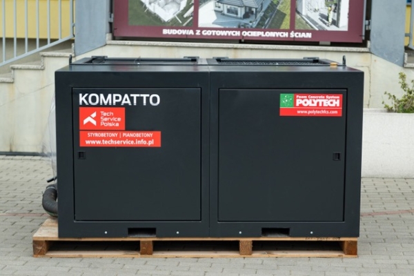 Ogłoszenie - Mieszarka Kompatto przeznaczona do produkcji lekkich zapraw, pianobetonów i styrobetonów POLYTECH.. Zdjęcie 3