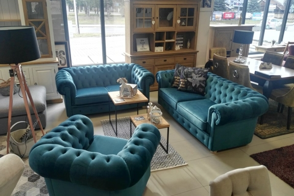 Ogłoszenie - Bestsellerowy, ponadczasowy komplet CHESTERFIELD SZEROKI. Zdjęcie 9
