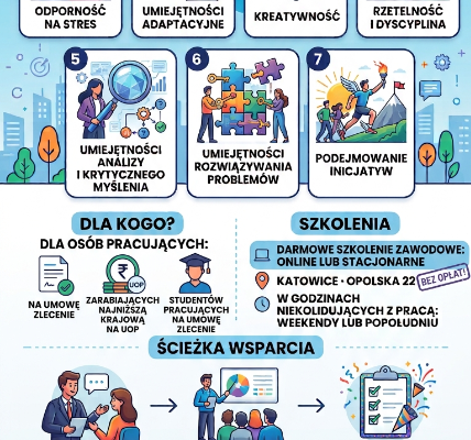 Ogłoszenie - Kompetencje przyszłości – darmowe szkolenia. Zdjęcie 1