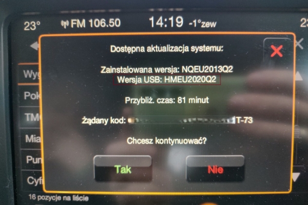 Ogłoszenie - Aktualizacja map uConnect 8.4 Dodge EU 2026. Zdjęcie 1