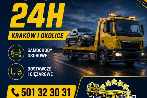 Ogłoszenie - Pomoc drogowa Kraków 24h. Zdjęcie 1