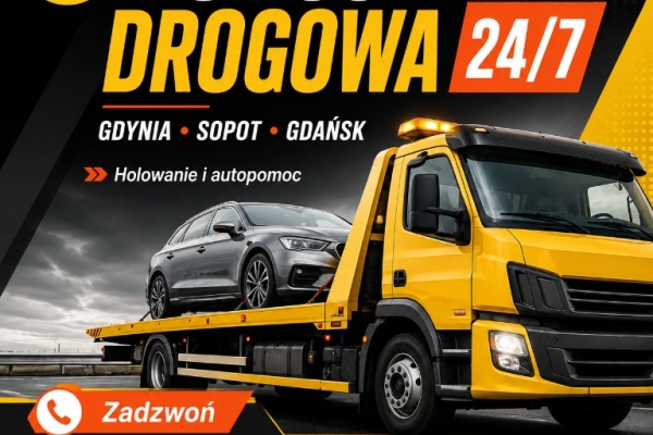 Ogłoszenie - Holowanie i naprawy - Śliwiński Gdynia. Zdjęcie 1