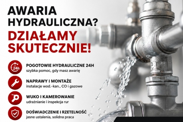 Ogłoszenie - ROST Wrocław - usługi hydrauliczne. Zdjęcie 1