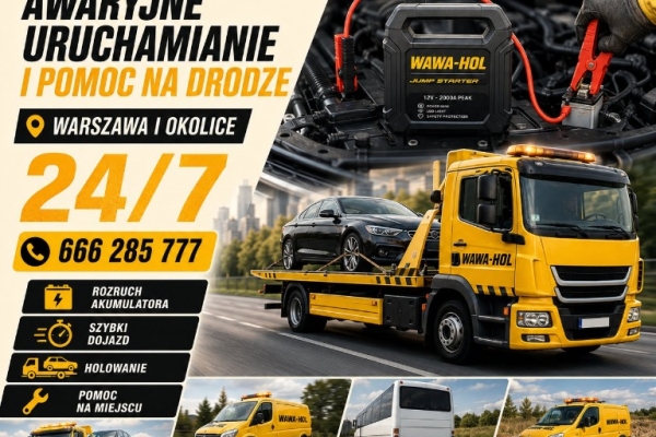 Ogłoszenie - Pomoc drogowa - WAWA-HOL Warszawa. Zdjęcie 1
