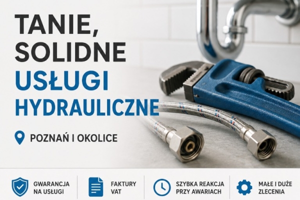 Ogłoszenie - Hydraulik Poznań: szybka pomoc 24/7. Zdjęcie 1