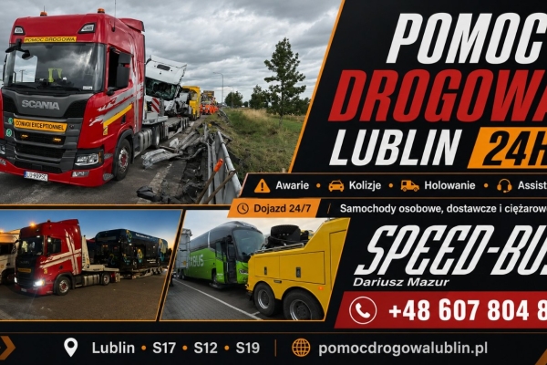 Ogłoszenie - Awaria, wypadek czy brak paliwa w Lublinie? Speed-Bus pomoże całodobowo. Zdjęcie 1