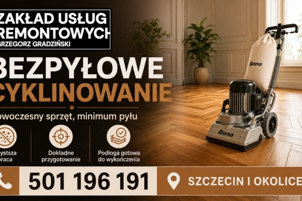 Ogłoszenie - Cyklinowanie, parkiet, schody - kompleksowa renowacja drewna w Szczecinie i okolicy. Zdjęcie 1