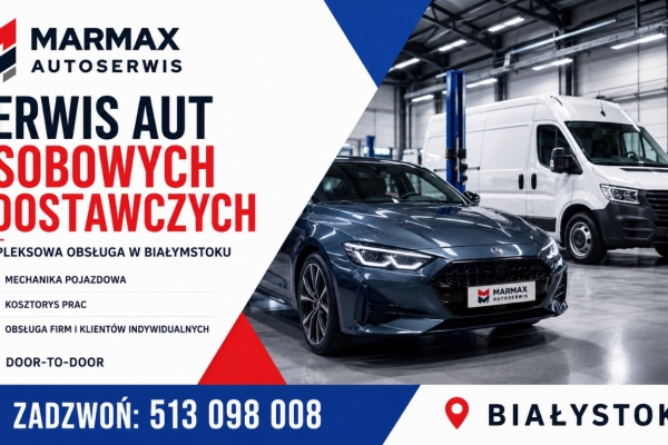 Ogłoszenie - Mar-Max Mariusz Sójka - warsztat, który diagnozuje, wycenia i naprawia w Białymstoku. Zdjęcie 1