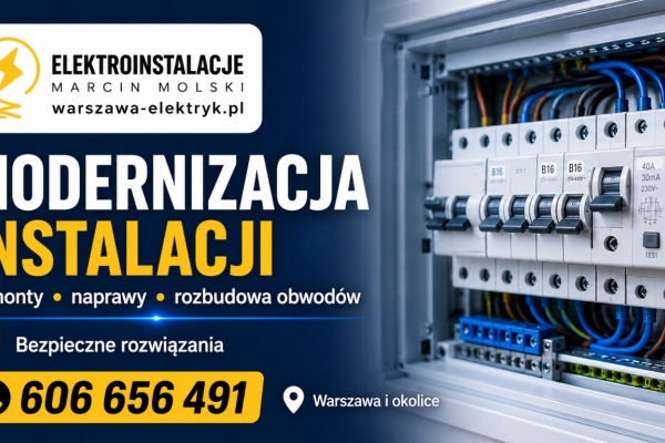 Ogłoszenie - Awaria prądu, iskrzenie czy brak światła w Warszawie? Marcin Molski pomoże. Zdjęcie 1
