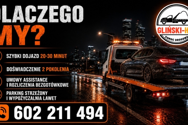 Ogłoszenie - Awaria, kolizja czy rozładowany akumulator w Warszawie? Auto-Hol Gliński pomoże. Zdjęcie 1