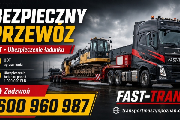 Ogłoszenie - Fast-Trans - uprawnienia UDT i ubezpieczenie ładunku ponad milion zł. Zdjęcie 1