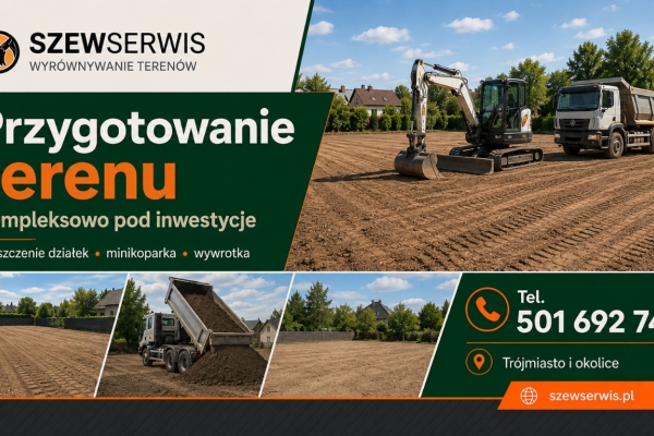 Ogłoszenie - Trójmiasto: SzewSerwis zadba o twój teren. Zdjęcie 1