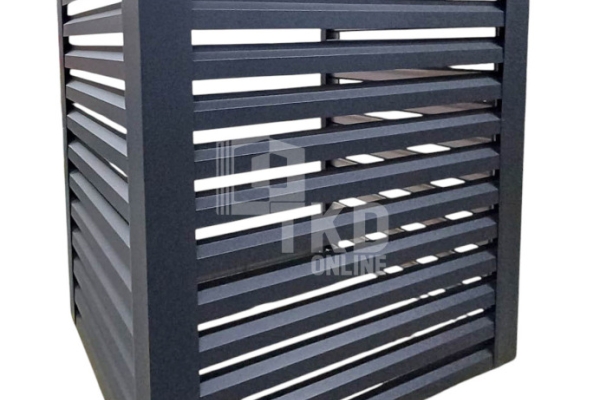 Ogłoszenie - Osłona klimatyzatora – pompy ciepła 100x60x160 cm antracyt TKD446. Zdjęcie 1