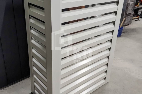 Ogłoszenie - Osłona klimatyzatora – pompy ciepła 100x40x150 cm biały TKD445. Zdjęcie 3
