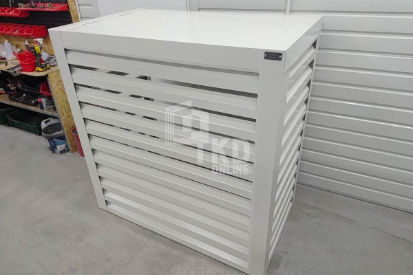 Ogłoszenie - Osłona klimatyzatora – pompy ciepła 120x80x180cm cm Piaskowy TKD448. Zdjęcie 2