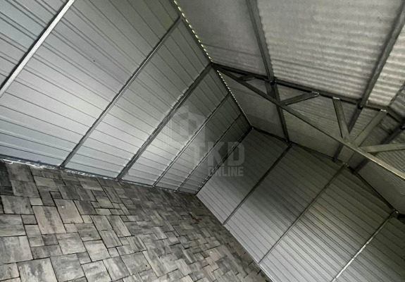 Ogłoszenie - Garaż blaszany 4x5m - brama dwuskrzydłowa - okno - antracyt - dach dwuspadowy TKD418. Zdjęcie 6