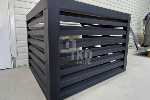 Ogłoszenie - Osłona klimatyzatora – pompy ciepła 110x60x80cm cm antracyt TKD447. Zdjęcie 4