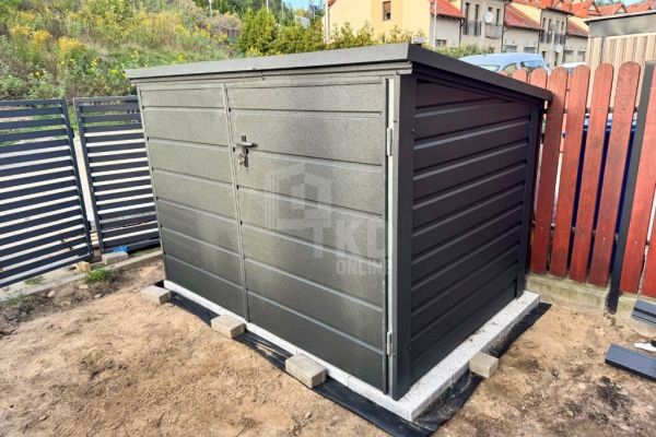 Ogłoszenie - Box rowerowy – schowek Moto-Box 2×1,3m – antracyt TKD451. Zdjęcie 4