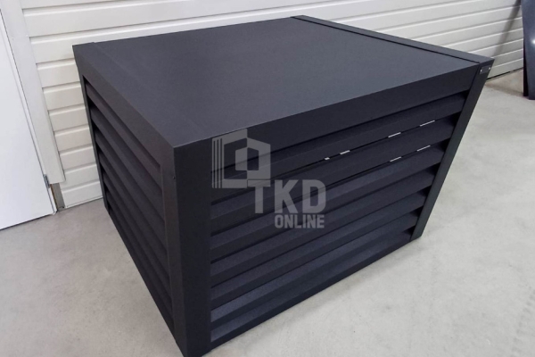Ogłoszenie - Osłona klimatyzatora – pompy ciepła 110x60x80cm cm antracyt TKD447. Zdjęcie 2