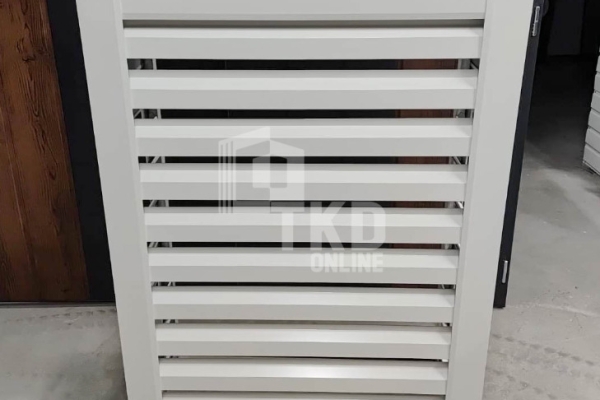 Ogłoszenie - Osłona klimatyzatora – pompy ciepła 100x40x150 cm biały TKD445. Zdjęcie 2