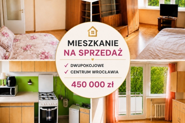 Ogłoszenie - 2pok, 40met, okolice Czarnieckiego LOGGIA/PIWNICA (Wrocław). Zdjęcie 1